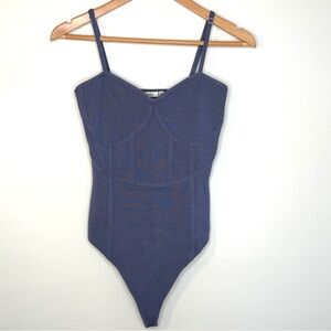 2Bella Boutique Blue Corset Bodysuit – Size M (NWT)